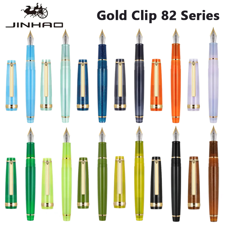 Jinhao 82 Fountain Pen Golden  - Stationery Supplies Business avaliação e preço