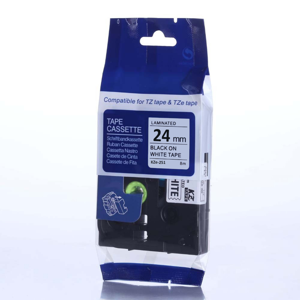 1 Pack Compatible For 24MM TZe - Label Printer Tape avaliação e preço
