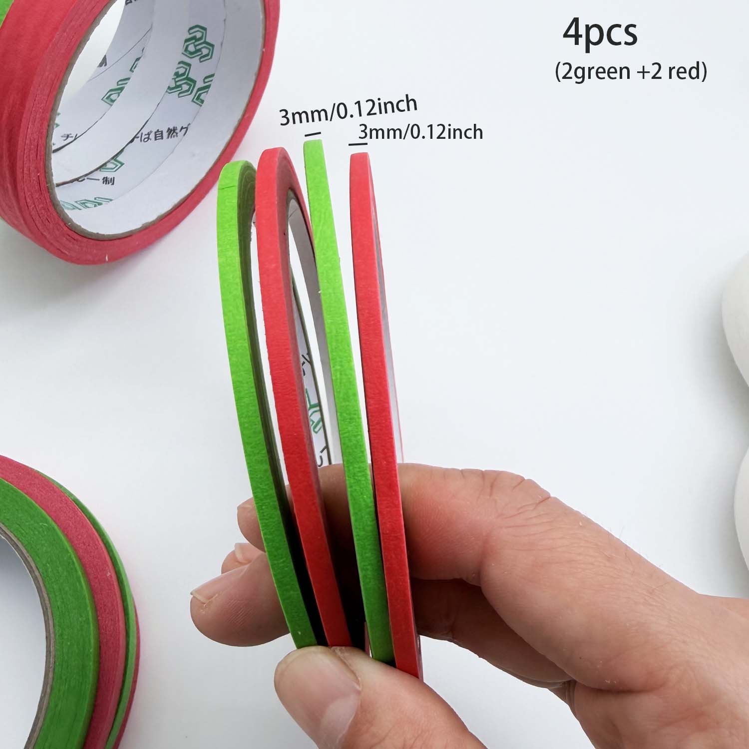 3 Pack Green Painters Tape - M - Label Printer Tape avaliação e preço