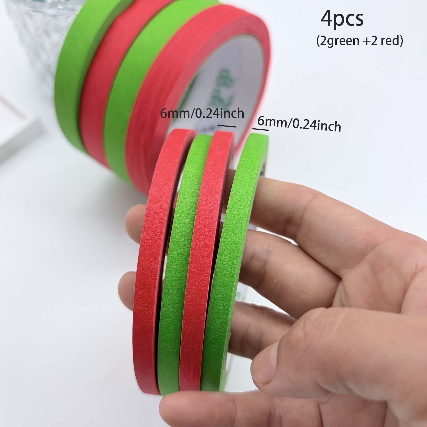 3 Pack Green Painters Tape - M - Label Printer Tape avaliação e preço