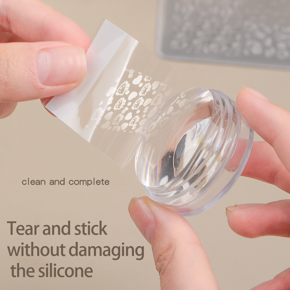 300pcs Nail Stamp Cleaner Shee - Correction Tape Roller avaliação e preço