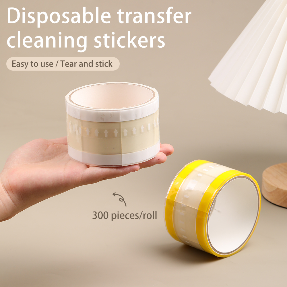 300pcs Nail Stamp Cleaner Shee - Correction Tape Roller avaliação e preço