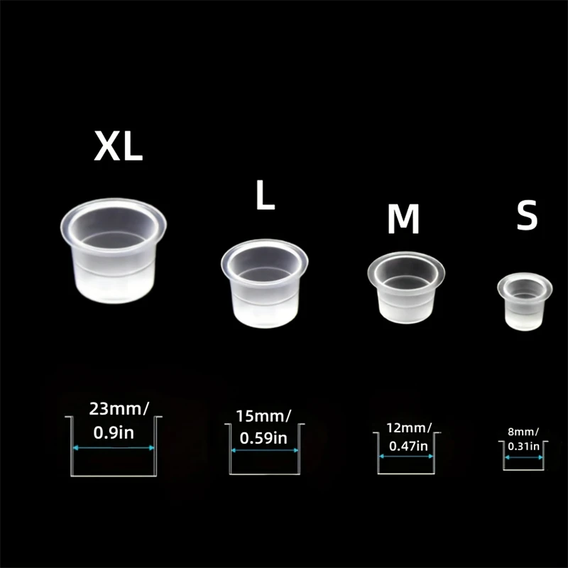 100pcs Disposable Tattoo Ink C - Calligraphy Ink Bottle avaliação e preço