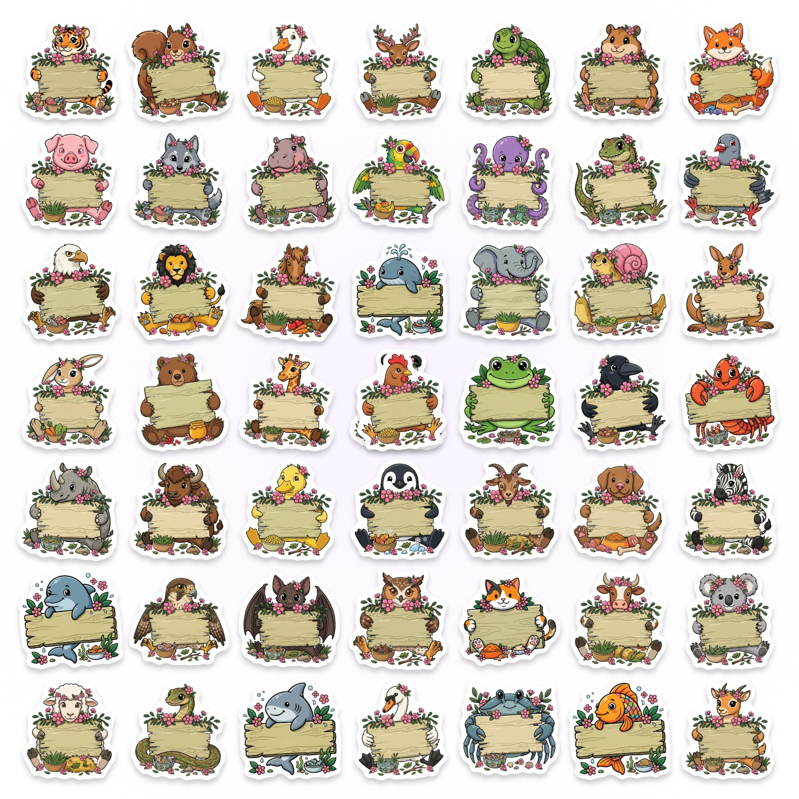 50/100Pcs HD Watercolor Forest - Paper Deal Stationery & Office Supply Kota Bharu avaliação e preço