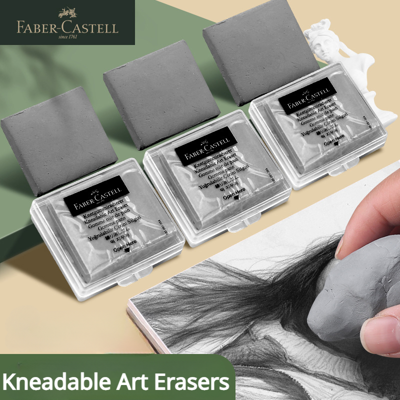 1Pc Faber-Castell  Drawing Art - Rubber Eraser Kneaded avaliação e preço
