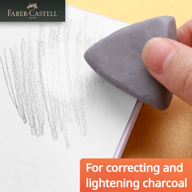1Pc Faber-Castell  Drawing Art - Rubber Eraser Kneaded avaliação e preço