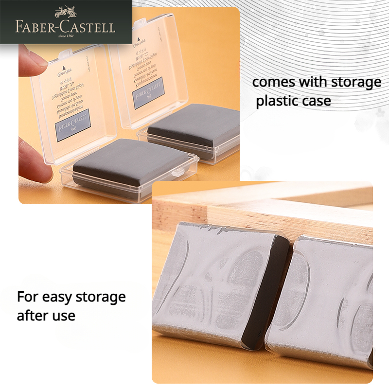 1Pc Faber-Castell  Drawing Art - Rubber Eraser Kneaded avaliação e preço