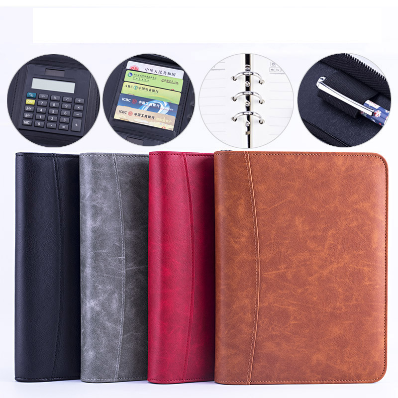 A5 Padfolio File Folder Docume - Portfolio Folder Zip avaliação e preço