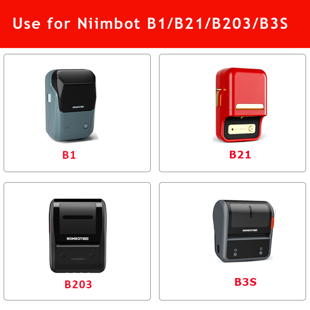 20-50mm Niimbot B21/B1/B31/B20 - Label Printer Tape avaliação e preço