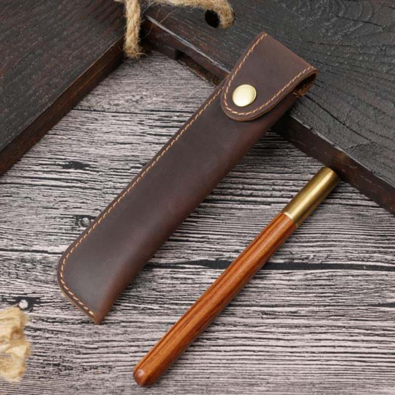 1pc Pen Bag Leather Packaging  - Stationery Supplies Business avaliação e preço