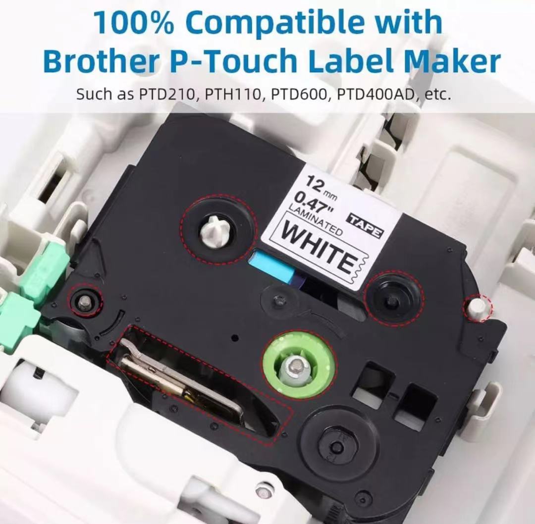 label tape Compatible for Brot - Label Printer Tape avaliação e preço