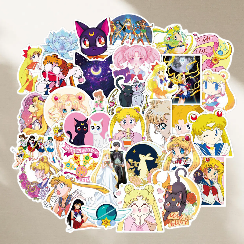 Sailor Moon stickers cartoon c - Memo Pad Sticky avaliação e preço