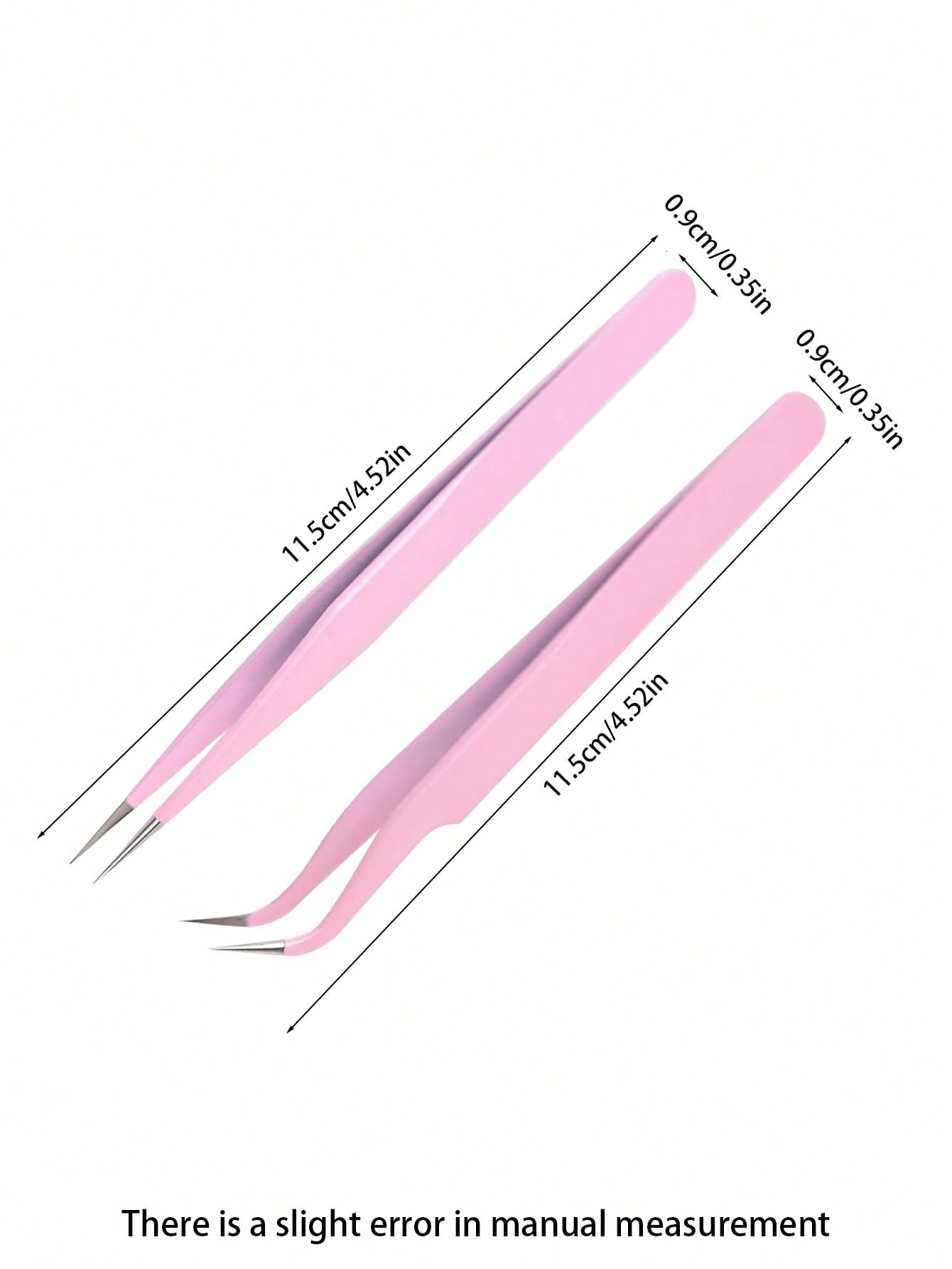 2pcs Stainless Steel Tweezers  - Washi Tape Set avaliação e preço