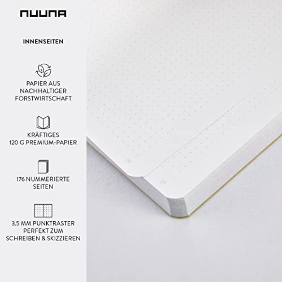 Notebook A5 Dream Boat M - Yel - Notebook Dotted A5 avaliação e preço