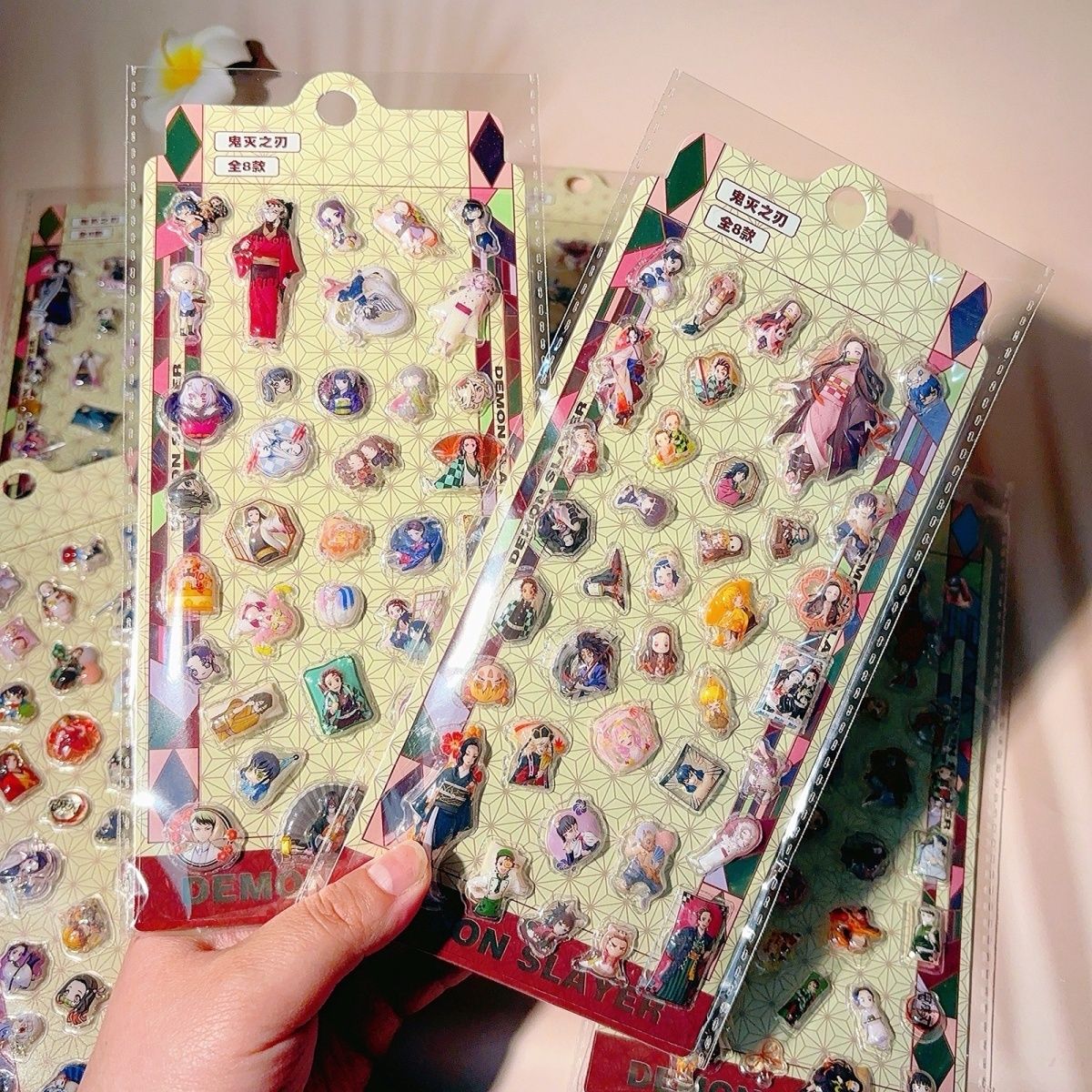 8Pcs Demon Slayer Agatsuma Zen - Memo Pad Sticky avaliação e preço