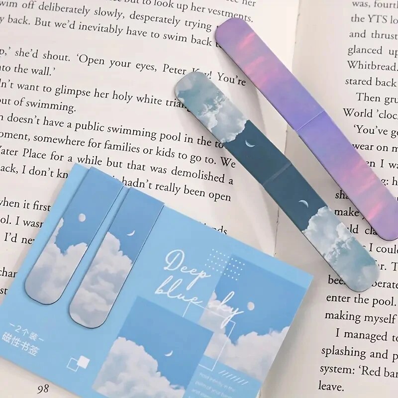2Pcs/Set Magnetic Bookmarks Be - Paperclip Magnetic Set avaliação e preço