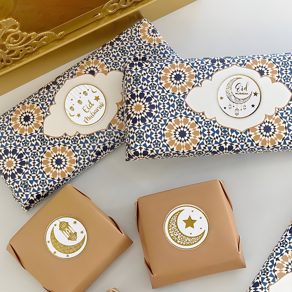 EID Mubarak Roll Stickers Rama - Sticker Label Roll avaliação e preço