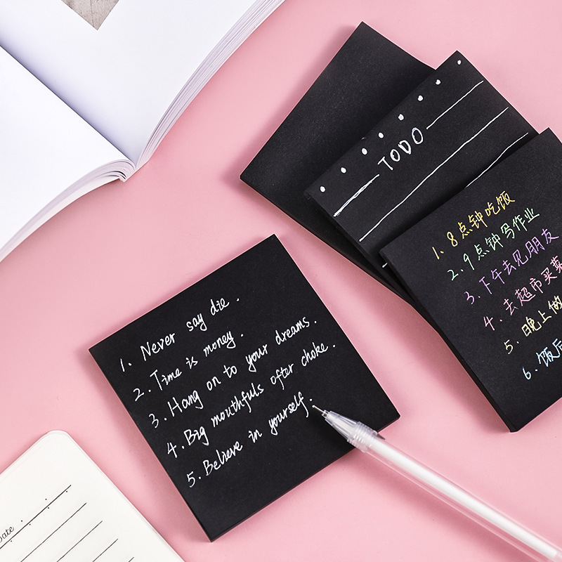 Black N Times Sticky Notes To  - Office Stationery Supply List avaliação e preço