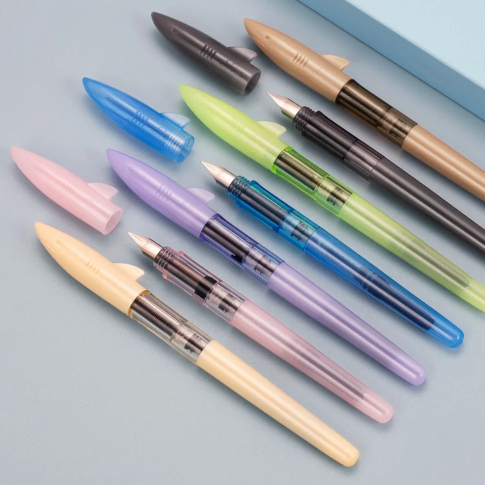 Jinhao Cute Shark Fountain Pen - Stationery Supplies Business avaliação e preço