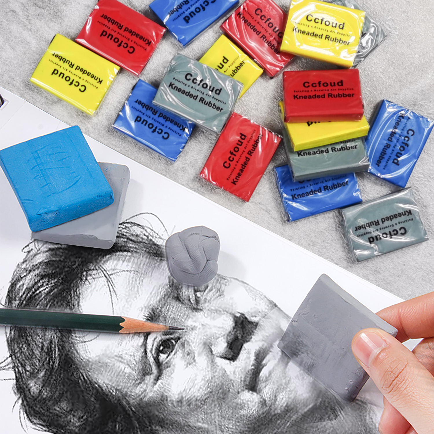 Kneaded Rubber Erasers, Colore - Rubber Eraser Kneaded avaliação e preço