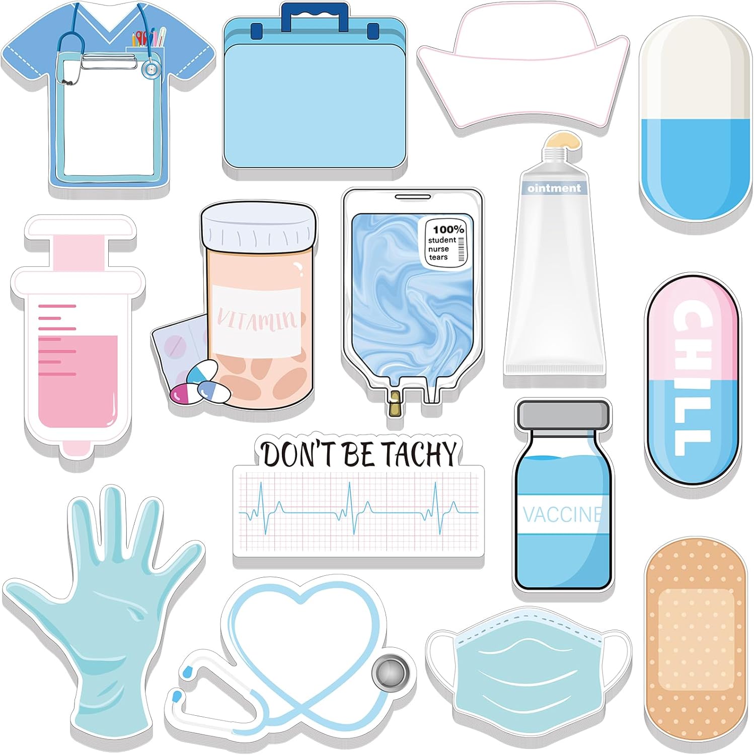 Funny Nurse Sticky Notes 15 Pa - Memo Pad Sticky avaliação e preço