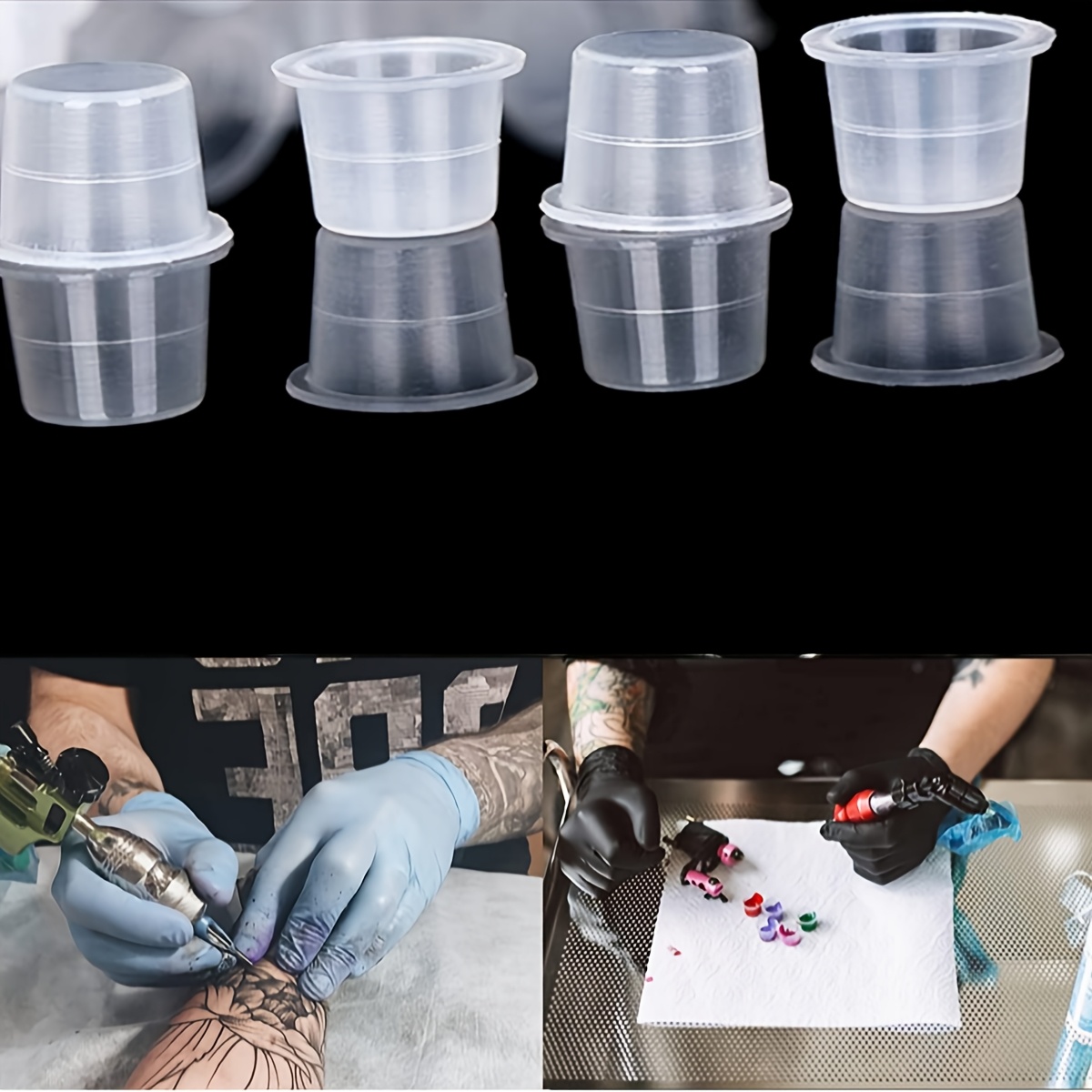 100/1000pcs Tattoo Large Mediu - Calligraphy Ink Bottle avaliação e preço