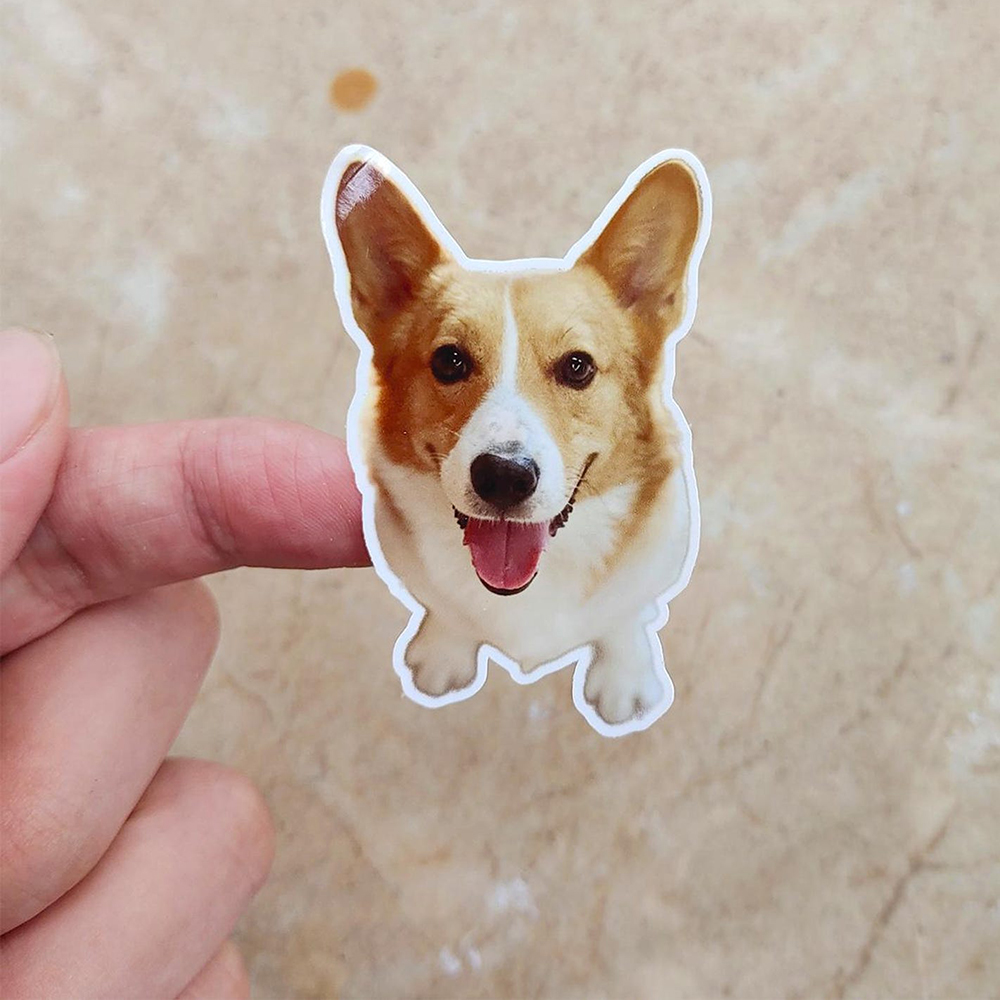 Custom Dog Animal Stickers Fun - Memo Pad Sticky avaliação e preço