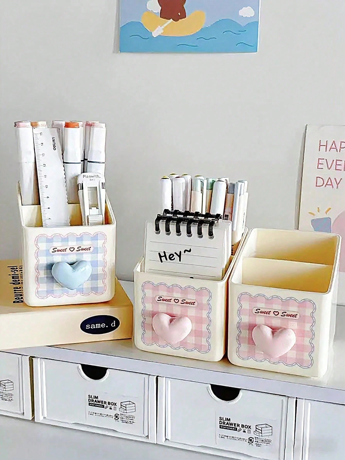 1pc Desktop Stationery Storage - Stationery Office And School Supply Stores avaliação e preço