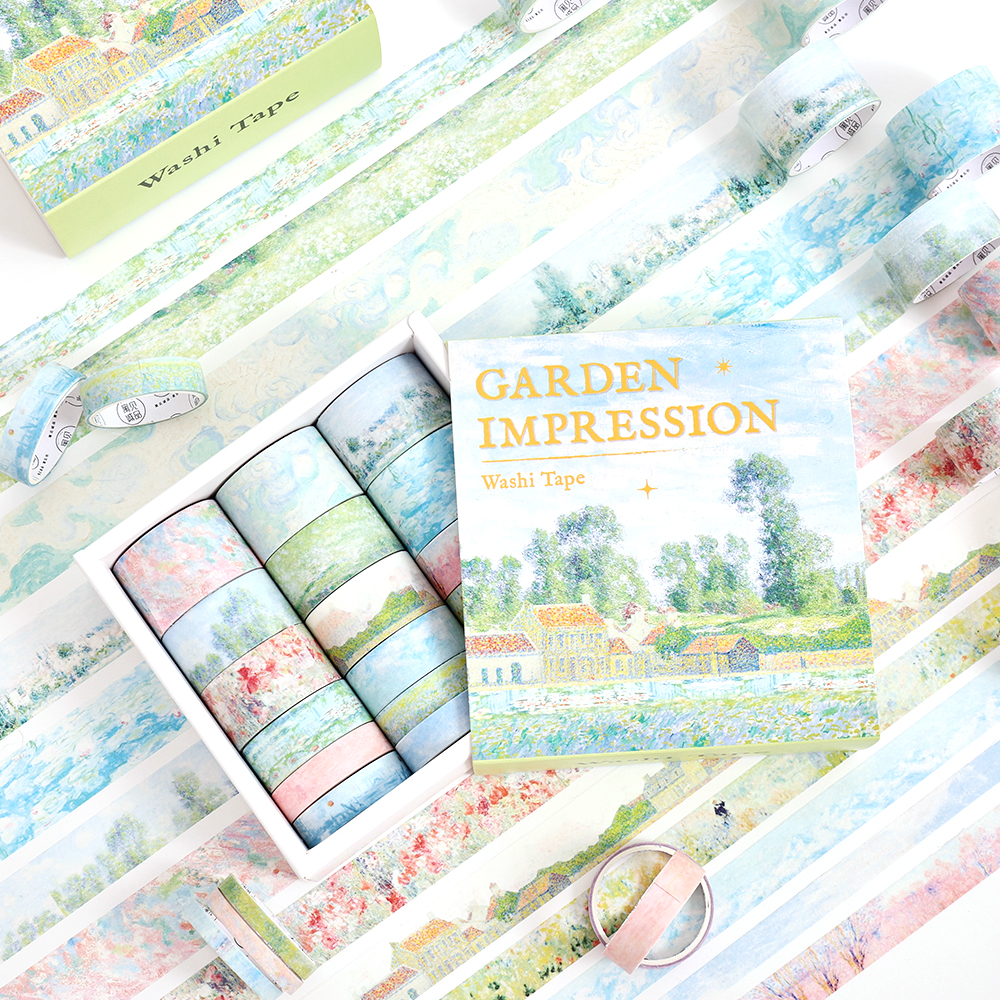 20 Rolls Vintage Garden Washi  - Washi Tape Set avaliação e preço